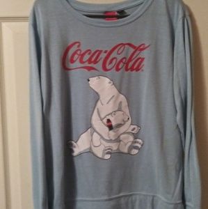 Coca Cola polar bear long sleeve shirt